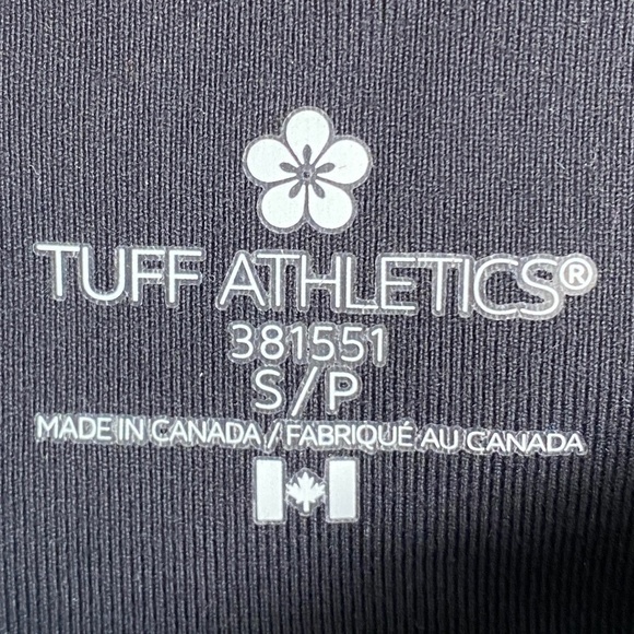 Tuff Athletics Women's Gray Streaked Athletic Yoga Pant‎ Leggings Size Small - Picture 2 of 14
